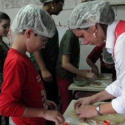 Mamãe Cony com Lucas