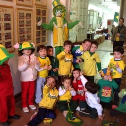 nível 2 torcendo pelo Brasil
