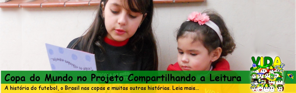 capa do site copa do mundo no projeto compartilhando a leitura