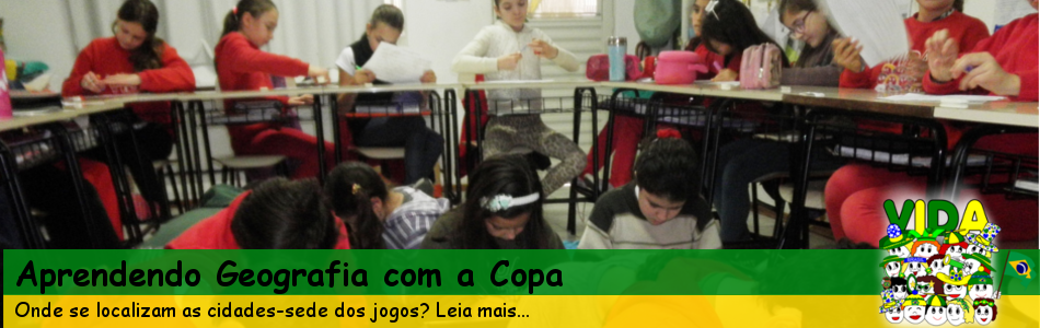 capa: Aprendendo Geografia com a Copa