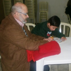 Foto com vovô