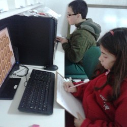 alunos jogando