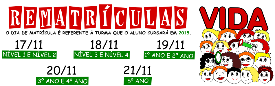 Datas de Rematrícula