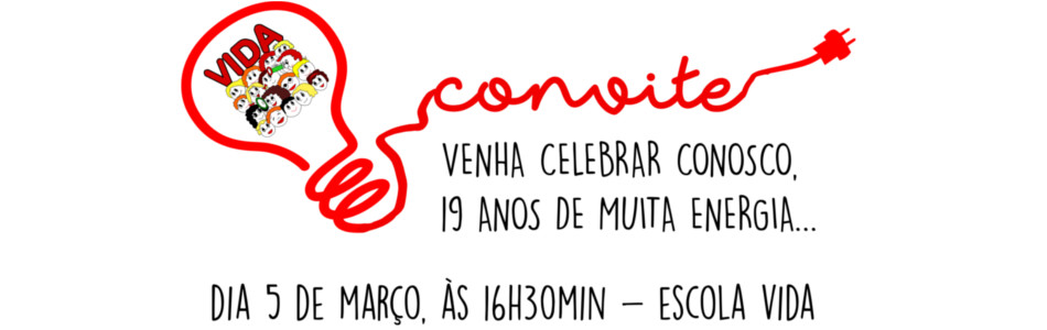 Convite - Aniversário da Vida