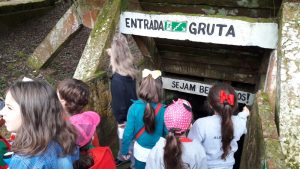entrada na gruta
