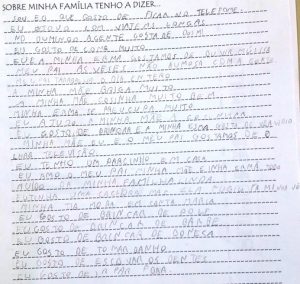 texto do aluno