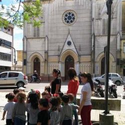 visita à praça