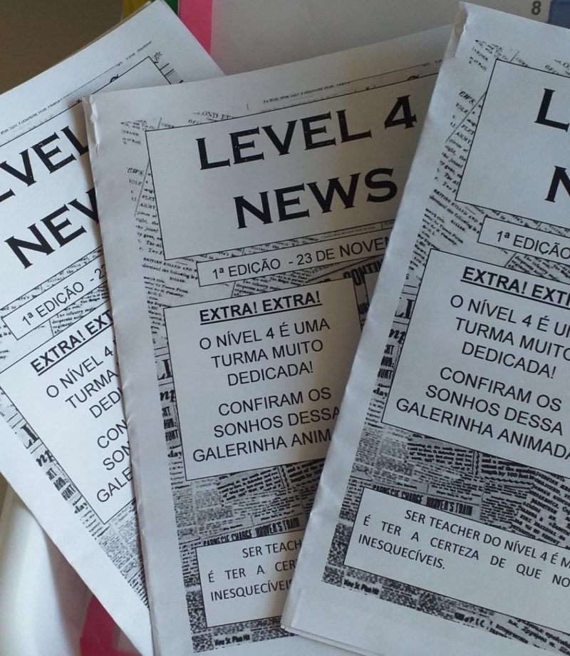 LEVEL 4 NEWS – O JORNAL DA TURMA DO NÍVEL 4