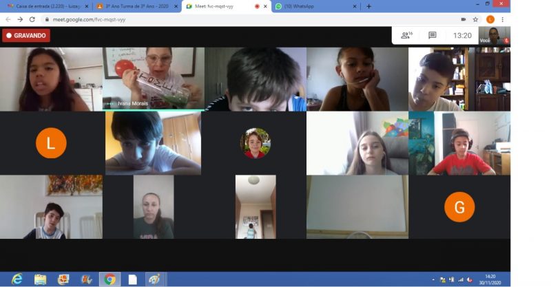 EXPERIÊNCIAS E EXPERIMENTOS – AULA DE INICIAÇÃO CIENTÍFICA DO 3º ANO