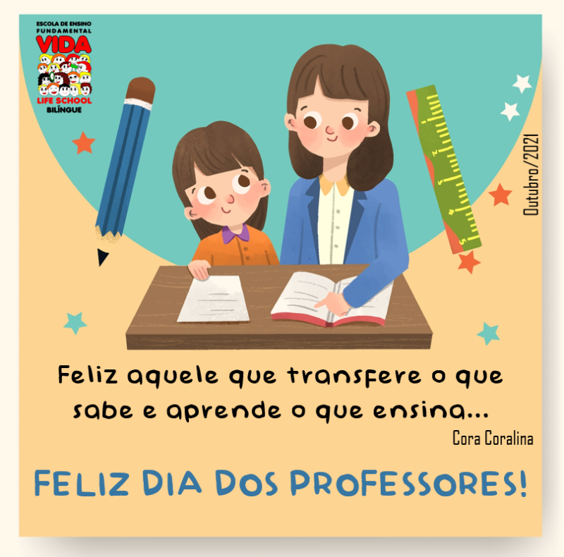 FELIZ DIA DOS PROFESSORES!